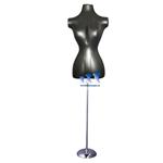 Inflatable Female Torso with MS1 Stand, Black